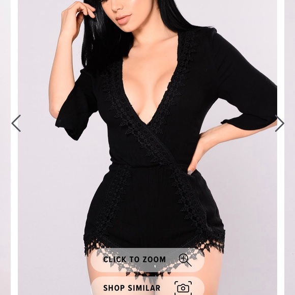 Selfless Romper  Black - Picture 2 of 2